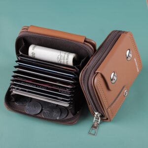 brown card holder